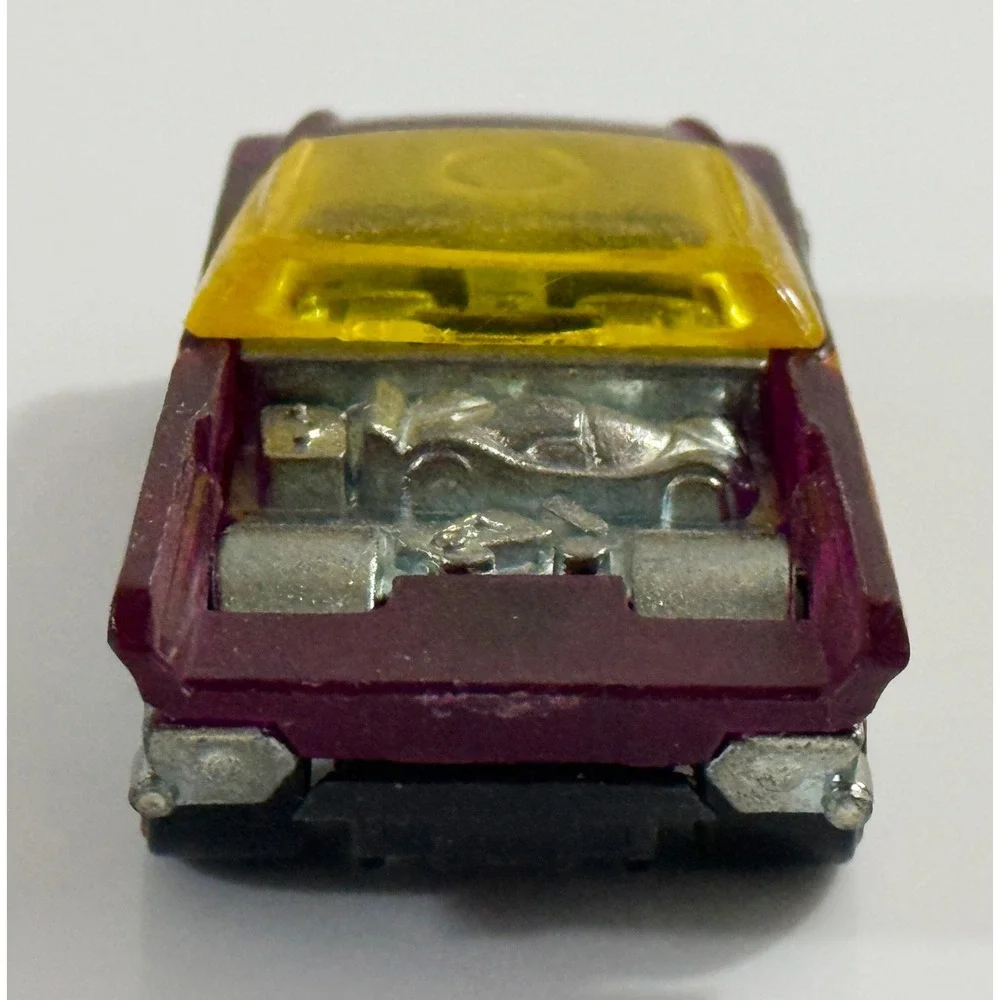Hot Wheels Slingshot Toy Car Kids 1:64 Purple Translucent Yellow Canopy #68 2001